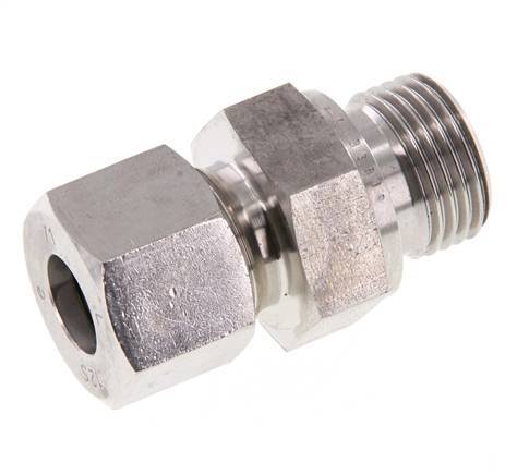 G 1/2'' Male x 12S Stainless steel Straight Cutting Ring 630 Bar DIN 2353