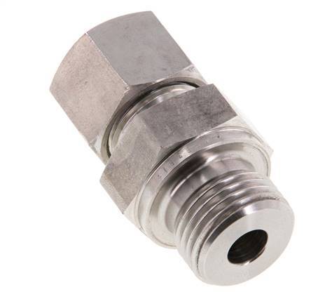 G 1/2'' Male x 12S Stainless steel Straight Cutting Ring 630 Bar DIN 2353