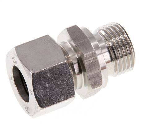 G 1/2'' Male x 15L Stainless steel Straight Cutting Ring 315 Bar DIN 2353