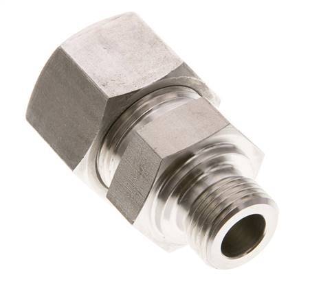 G 1/2'' Male x 20S Stainless steel Straight Cutting Ring 400 Bar DIN 2353