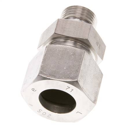 G 1/2'' Male x 20S Stainless steel Straight Cutting Ring 400 Bar DIN 2353