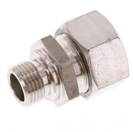 G 1/2'' Male x 22L Stainless steel Straight Cutting Ring 160 Bar DIN 2353