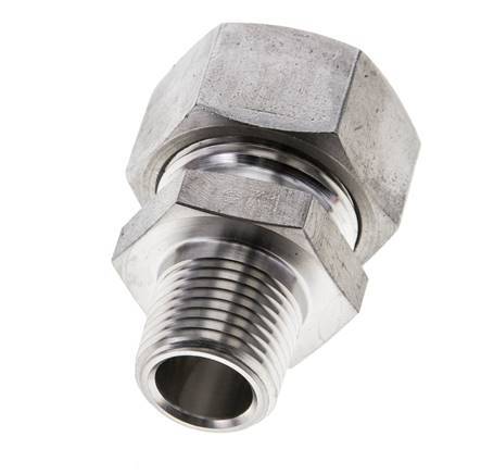 1/2'' NPT Male x 22L Stainless steel Straight Cutting Ring 160 Bar DIN 2353