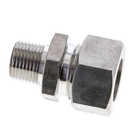 1/2'' NPT Male x 22L Stainless steel Straight Cutting Ring 160 Bar DIN 2353