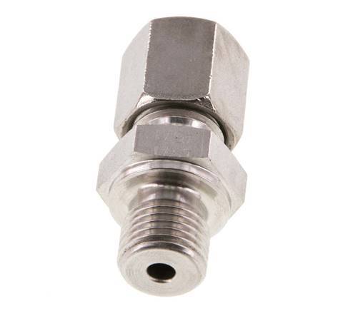 G 1/4'' Male x 6S Stainless steel Straight Cutting Ring 630 Bar DIN 2353