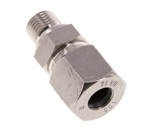 G 1/4'' Male x 10S Stainless steel Straight Cutting Ring 630 Bar DIN 2353
