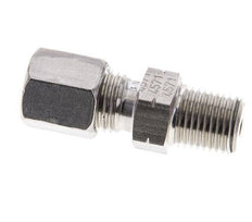 1/4'' NPT Male x 6S Stainless steel Straight Cutting Ring 630 Bar DIN 2353