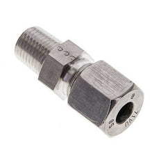 1/4'' NPT Male x 8S Stainless steel Straight Cutting Ring 630 Bar DIN 2353
