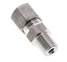 1/4'' NPT Male x 8S Stainless steel Straight Cutting Ring 630 Bar DIN 2353