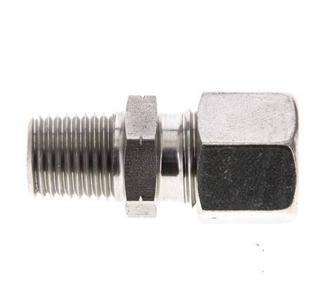 1/4'' NPT Male x 10L Stainless steel Straight Cutting Ring 315 Bar DIN 2353