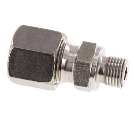 G 1/8'' Male x 8L Stainless steel Straight Cutting Ring 315 Bar DIN 2353