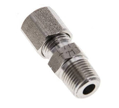 1/8'' NPT Male x 6LL Stainless steel Straight Cutting Ring 100 Bar DIN 2353