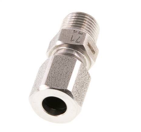 R 1/8'' Male x 6LL Stainless steel Straight Cutting Ring 100 Bar DIN 2353