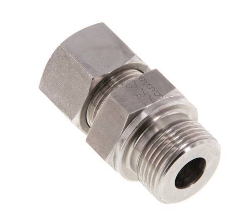 G 3/4'' Male x 16S Stainless steel Straight Cutting Ring 400 Bar DIN 2353