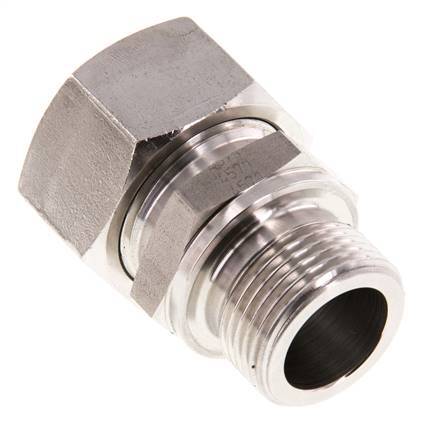 G 3/4'' Male x 22L Stainless steel Straight Cutting Ring 160 Bar DIN 2353