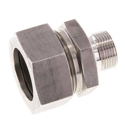 G 3/4'' Male x 35L Stainless steel Straight Cutting Ring 160 Bar DIN 2353