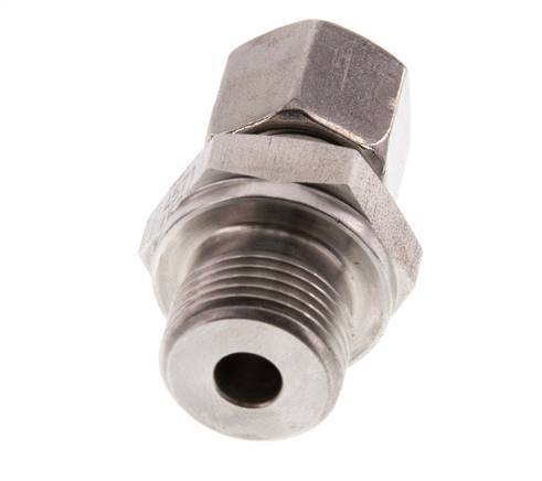 G 3/8'' Male x 8L Stainless steel Straight Cutting Ring 315 Bar DIN 2353