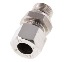 G 3/8'' Male x 12L Stainless steel Straight Cutting Ring 315 Bar DIN 2353