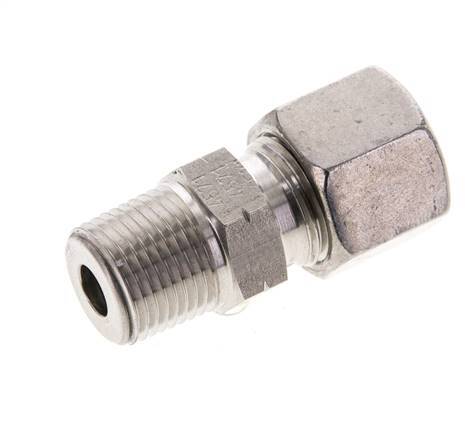 3/8'' NPT Male x 10S Stainless steel Straight Cutting Ring 630 Bar DIN 2353