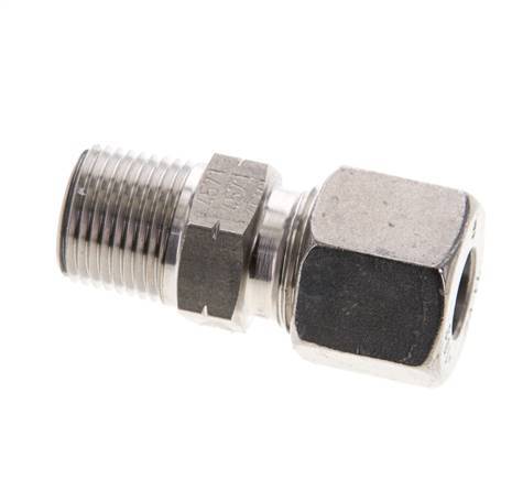 3/8'' NPT Male x 10S Stainless steel Straight Cutting Ring 630 Bar DIN 2353