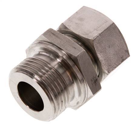 G 1'' Male x 22L Stainless steel Straight Cutting Ring 160 Bar DIN 2353