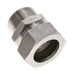 1 1/2'' NPT Male x 42L Stainless steel Straight Cutting Ring 160 Bar DIN 2353