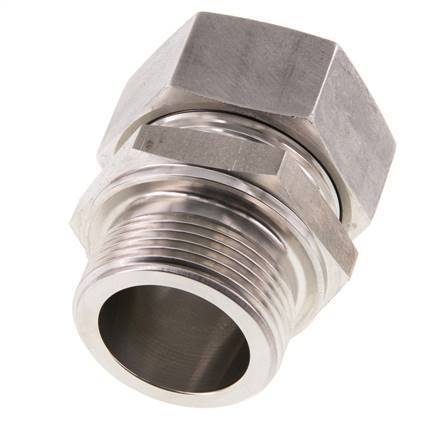 G 1 1/4'' Male x 35L Stainless steel Straight Cutting Ring 160 Bar DIN 2353