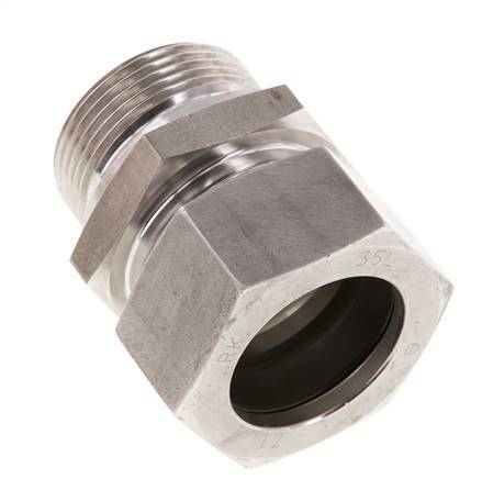 G 1 1/4'' Male x 35L Stainless steel Straight Cutting Ring 160 Bar DIN 2353