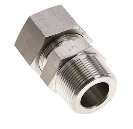 1 1/4'' NPT Male x 30S Stainless steel Straight Cutting Ring 400 Bar DIN 2353