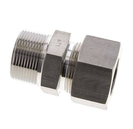 1 1/4'' NPT Male x 30S Stainless steel Straight Cutting Ring 400 Bar DIN 2353