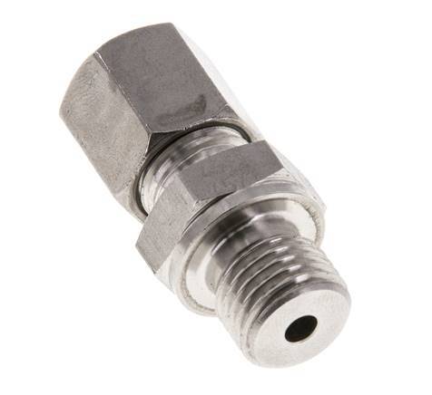 M14x1.5 Male x 6S Stainless steel Straight Cutting Ring 630 Bar DIN 2353