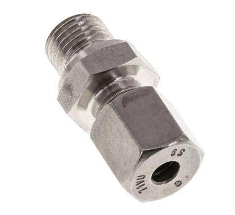 M14x1.5 Male x 6S Stainless steel Straight Cutting Ring 630 Bar DIN 2353