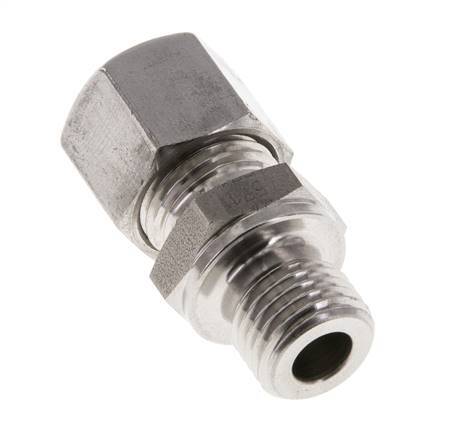M14x1.5 Male x 10L Stainless steel Straight Cutting Ring 315 Bar DIN 2353