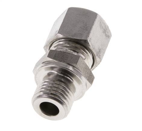 M14x1.5 Male x 10L Stainless steel Straight Cutting Ring 315 Bar DIN 2353