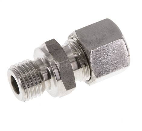 M14x1.5 Male x 10L Stainless steel Straight Cutting Ring 315 Bar DIN 2353