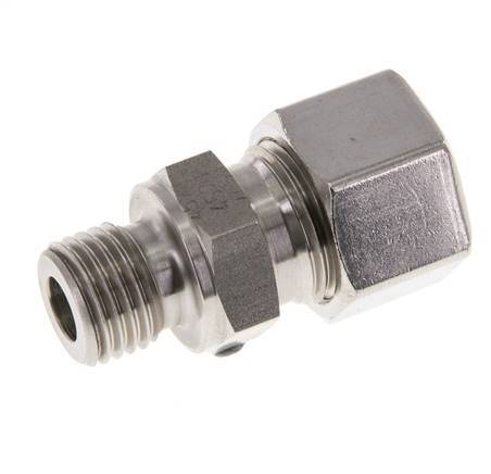 M14x1.5 Male x 12L Stainless steel Straight Cutting Ring 315 Bar DIN 2353