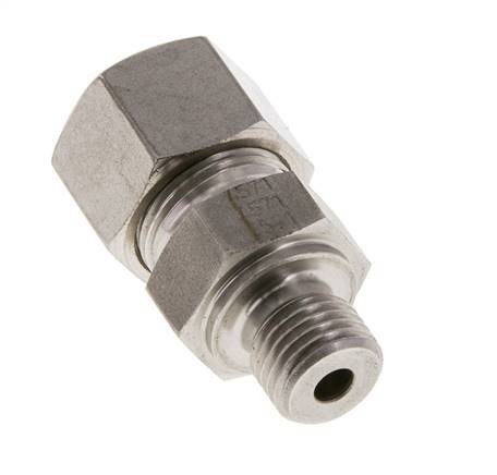 M14x1.5 Male x 12S Stainless steel Straight Cutting Ring 630 Bar DIN 2353