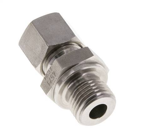 M16x1.5 Male x 10L Stainless steel Straight Cutting Ring 315 Bar DIN 2353
