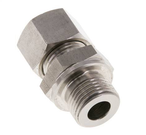 M18x1.5 Male x 12L Stainless steel Straight Cutting Ring 315 Bar DIN 2353