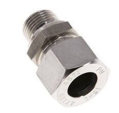 M18x1.5 Male x 15L Stainless steel Straight Cutting Ring 315 Bar DIN 2353
