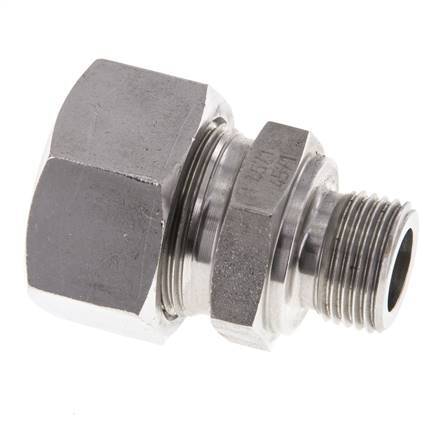 M18x1.5 Male x 18L Stainless steel Straight Cutting Ring 315 Bar DIN 2353