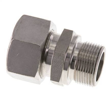 M26x1.5 Male x 22L Stainless steel Straight Cutting Ring 160 Bar DIN 2353