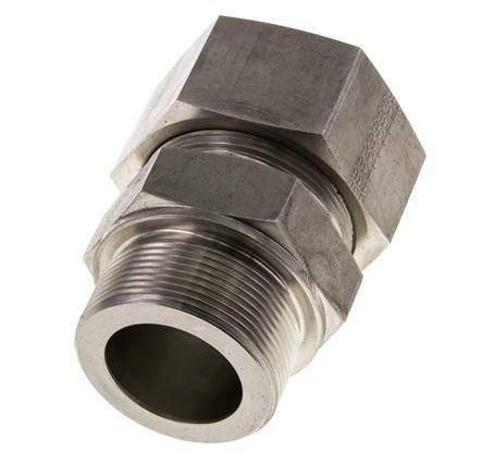 M48x2 Male x 38S Stainless steel Straight Cutting Ring 315 Bar DIN 2353