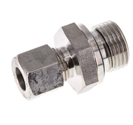 G 1/2'' Male x 10L Stainless steel Straight Cutting Ring with FKM Seal 315 Bar DIN 2353