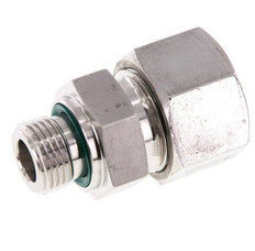 G 1/2'' Male x 20S Stainless steel Straight Cutting Ring with FKM Seal 400 Bar DIN 2353