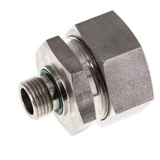 G 1/2'' Male x 35L Stainless steel Straight Cutting Ring with FKM Seal 160 Bar DIN 2353