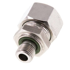 G 1/4'' Male x 15L Stainless steel Straight Cutting Ring with FKM Seal 315 Bar DIN 2353
