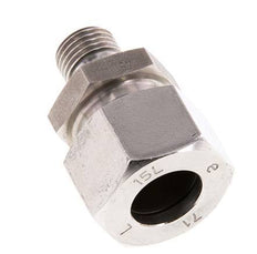 G 1/4'' Male x 15L Stainless steel Straight Cutting Ring with FKM Seal 315 Bar DIN 2353