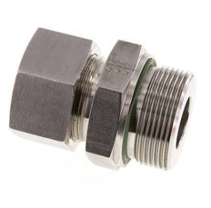 G 1 1/2'' Male x 30S Stainless steel Straight Cutting Ring with FKM Seal 400 Bar DIN 2353