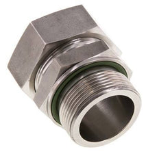 G 1 1/2'' Male x 42L Stainless steel Straight Cutting Ring with FKM Seal 160 Bar DIN 2353
